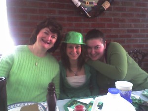 Me with my mom and sister (I'm on the right)